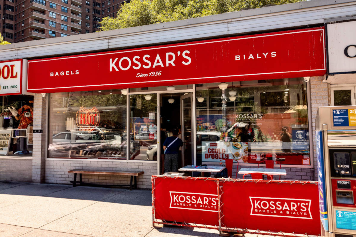 exterior of kossar's store on grand street